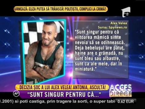 Alex Velea, pregătit să fie tătic