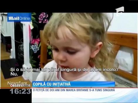 O fetiţă de doi ani din Marea Britanie a devenit vedetă pe internet