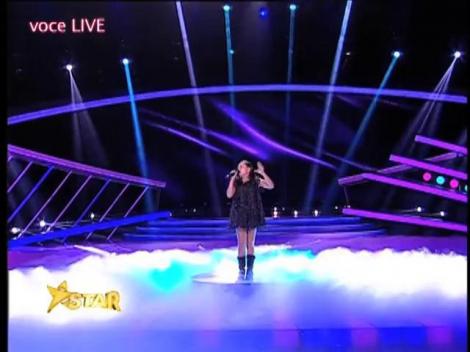 Nora, un munte de energie, la doar 11 ani! A cucerit jurații cu piesa lui Whitney Houston,  piesa ” Run to You”