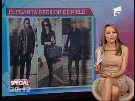 Geaca de piele e semn de elegantă