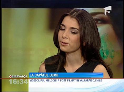 Alexandra Uşurelu a filmat noul videoclip "La capătul lumii"