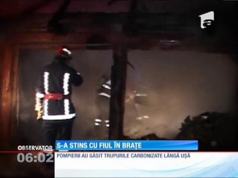 A trecut prin foc să-şi salveze pruncul din ghearele morţii, dar s-a stins lângă el