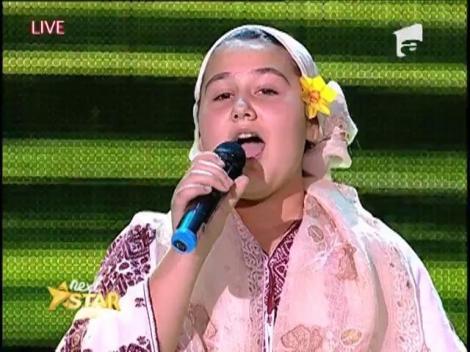 Vezi aici cum cântă muzică populară Ioana Şandru, la Next Star!
