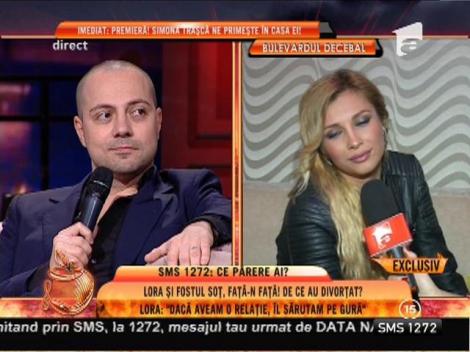 Lora: "Dacă aveam o relaţie cu managerul meu, îl sărutam pe gură!"