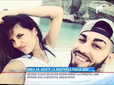 Alex Velea vrea să asiste la nașterea fiului său