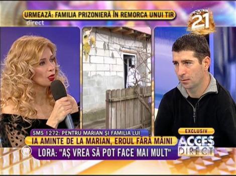 Gigi Becali ajută familia lui Marian