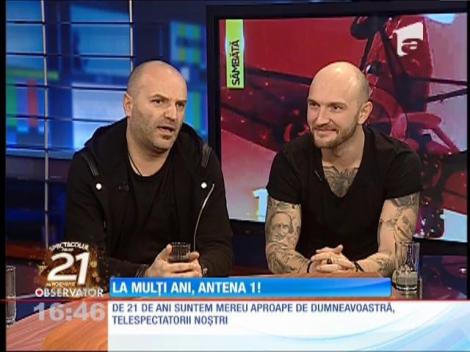 La mulţi ani, Antena 1! Dan Capatos şi Cătălin Bordea, în platoul Observatorului