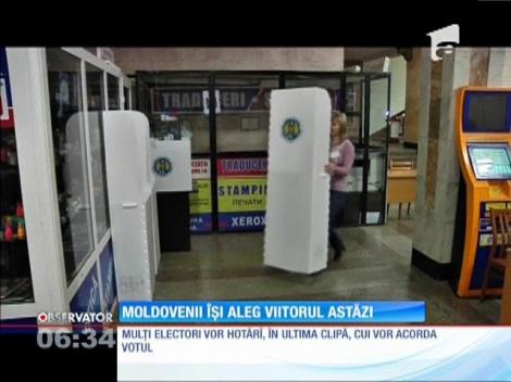 Moldovenii îşi decid, astăzi, viitorul!
