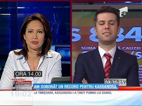 Maraton pentru Kassandra! Daniel Osmanovici a stabilit un nou record
