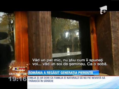 Generația pierdută / Emilia Huss, fericită că și-a regăsit familia