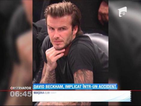 David Beckham, implicat într-un accident rutier