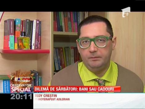 Special! Dilemă de sărbători: bani sau cadouri