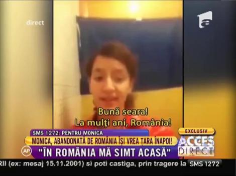 Emilia Huss, mesaj pentru români