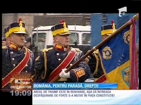 România, pentru paradă, drepți!