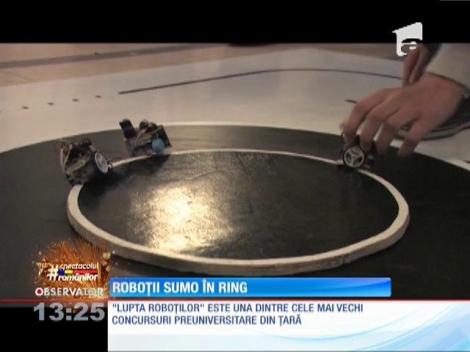 Roboţii sumo, în ring