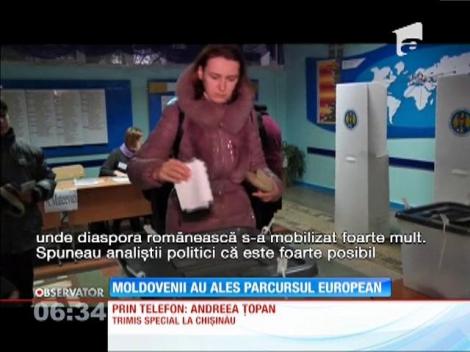 UPDATE! Moldovenii au ales parcursul european