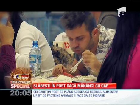 Special! Slăbești în post dacă mănânci cu cap