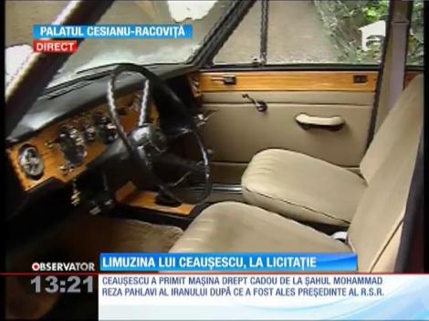 O limuzina care i-a aparţinut lui Nicolae Ceauşescu, scoasă la licitație