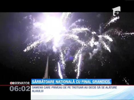 Ziua Naţională a României s-a încheiat cu un spectacol grandios