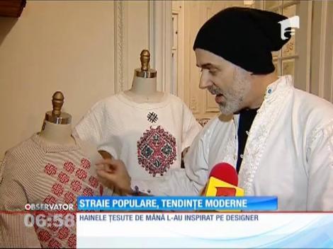 Creatorul de modă Adrian Oianu a lansat expoziția ”Cămașa” de De Ziua Naţională a României