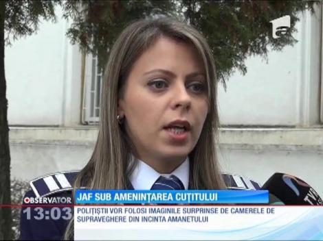 Jaf violent la o casă de amanet din Iași