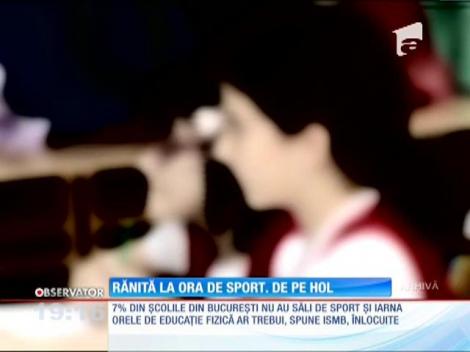 Elevă rănită la ora de sport