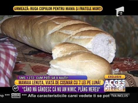 Mamaia Lenuța, viață de coșmar cu 7 lei pe lună!