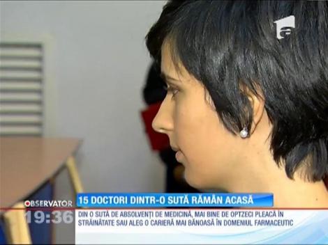 15 doctori dintr-o sută rămân acasă