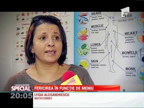 Special! Fericirea în funcție de meniu