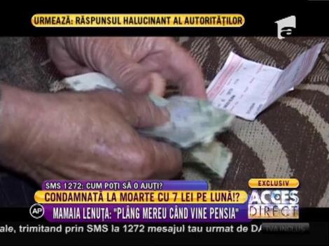 Condamnată la moarte cu 7 lei pe lună!?