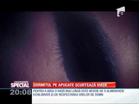 SPECIAL! Dormitul pe apucate scurtează viața