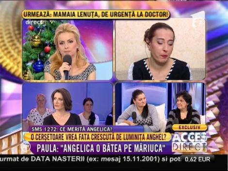 Angelica, surprinsă de paparazzi la cerşit