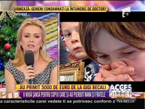 Gigi Becali a donat 5000 de euro pentru o familie lovită de ghinion!