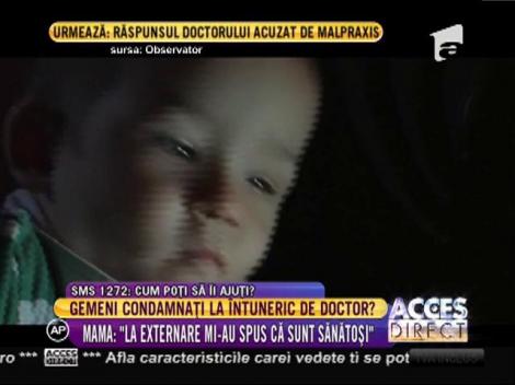 Doi gemeni din Botoșani, condamnaţi la viaţă într-o beznă totală