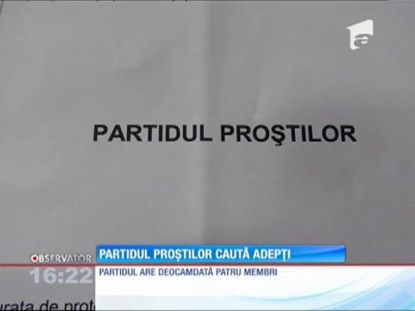 Un ieşean a inventat Partidul Proştilor