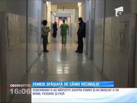O femeie din Brăila a fost atacată de câinii unui vecin