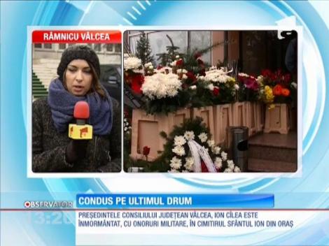 Preşedintele Consiliului Judeţean Vâlcea, condus pe ultimul drum