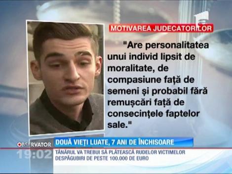 Update / Andrei Andronie, condamnat la 7 de închisoare pentru accidentul din noiembrie 2011