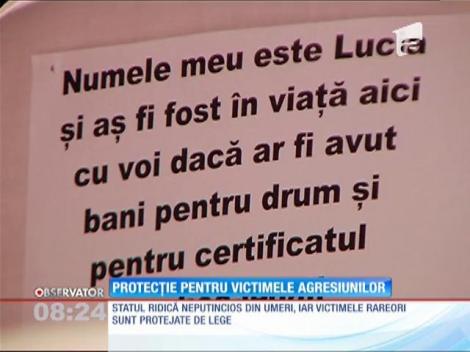 Protecţie pentru victimele agresiunilor