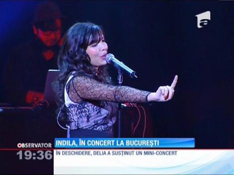 Indila a concertat la Bucureşti