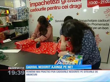 Cadourile nedorite primite de Sărbători, vândute pe internet