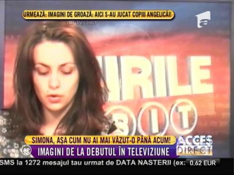 Imagini EXCLUSIVE cu debutul Simonei Gherghe în televiziune! Cum s-a descurcat candidata pentru un post de știristă
