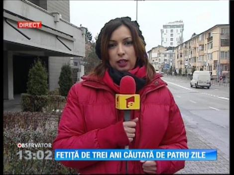 Fetiță de trei ani căutată de patru zile