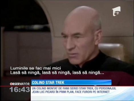 Colind cu replici din celebrul filmul Star Trek