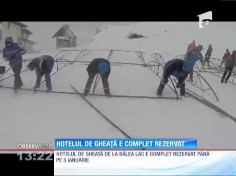 Hotelul de Gheață de la Bâlea Lac e complet rezervat