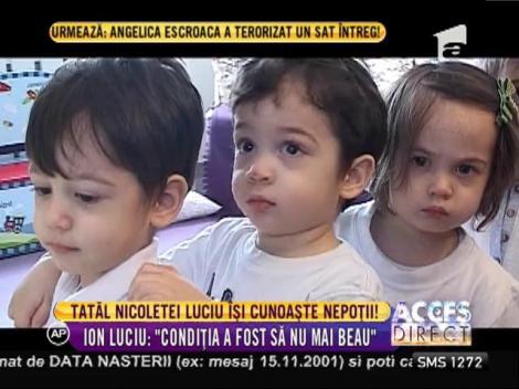 Moment emoționant! Tatăl Nicoletei Luciu își cunoaște, în sfârșit, nepoții. Ce mult au crescut și ce bine seamănă cu mama lor