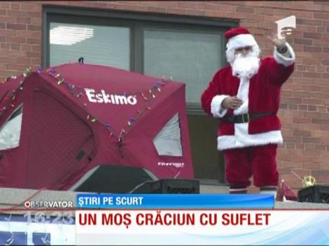 Moş Crăciun ajută şi la o strângere de fonduri