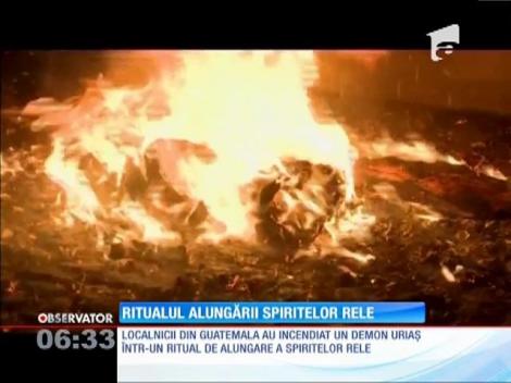 A început ritualul alungării spiritelor rele în Guatemala