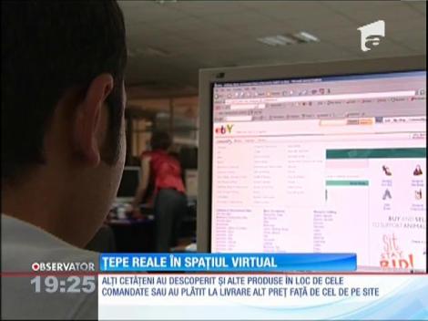 Produsele comandate on-line se transformă, uneori, în ţepe