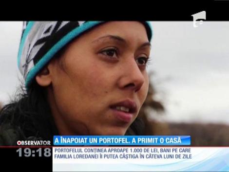 A înapoiat un portofel, a primit o casă